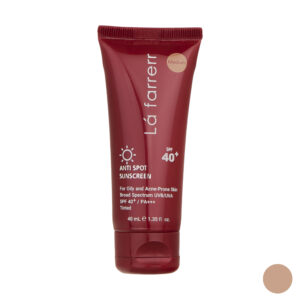 خریدکرم ضدآفتاب و ضد لک رنگی لافارر مدل SPF 40-Medium مناسب پوست های چرب حجم 40 میلی لیتر