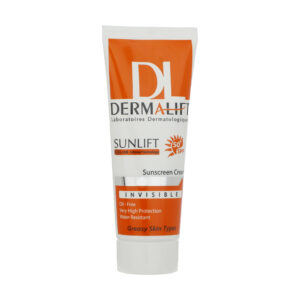 خریدکرم ضد آفتاب بی رنگ درمالیفت مدل SPF50 مناسب پوست های چرب حجم 40 میلی لیتر