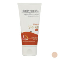 خریدکرم ضد آفتاب رنگی هیدرودرم SPF60 مدل Phisical Tinted ‌مناسب پوست‌های حساس حجم 50 میلی‌لیتر