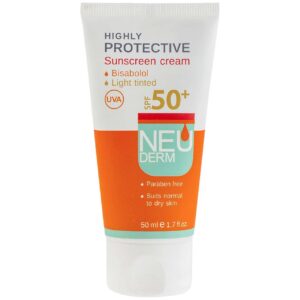 خریدکرم ضد آفتاب نئودرم مدل Highly Protective SPF50 حجم 50 میلی لیتر
