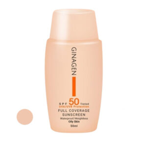 خریدکرم ضد آفتاب ژیناژن SPF50 مدل 02 مناسب پوست های چرب حجم 50 میلی لیتر