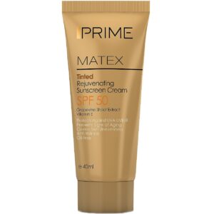 خریدکرم ضدآفتاب رنگی پریم مدل Matex Tinted Rejuvinating SPF 50 حجم 40 میلی لیتر