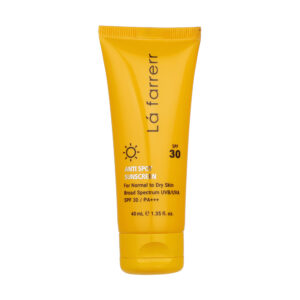خریدکرم ضدآفتاب و ضد لک بی رنگ لافارر مدل SPF 30 مناسب پوست های خشک و معمولی حجم 40 میلی لیتر