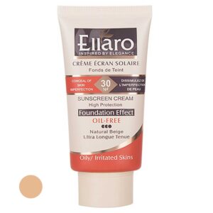 خریدکرم ضد آفتاب رنگی الارو سری Foundation Effect SPF30 مدل High Protection مناسب پوست های چرب حجم 40 میلی‌لیتر