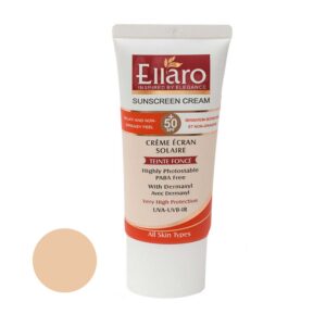 خریدکرم ضد آفتاب رنگی الارو مدل SPF50 مناسب انواع پوست حجم 50 میلی‌لیتر