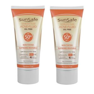 خریدکرم ضد آفتاب سان سیف مدل ACNE FLUID حجم 50 میلی لیتر مجموعه 2 عددی