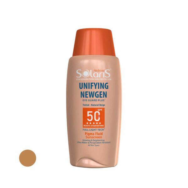 خریدفلوئید ضد آفتاب رنگی آردن سولاریس +SPF50 مدل Unifying Newgen مناسب انواع پوست حجم 75 میلی لیتر