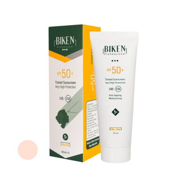 خریدکرم ضد آفتاب رنگی بیکن +SPF50 شماره +1 مناسب پوست های چرب حجم 50 میلی لیتر