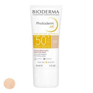 خریدکرم ضد آفتاب رنگی بایودرما SPF50 مدل Photoderm AR 50+ مناسب انوع پوست حجم 30 میلی لیتر