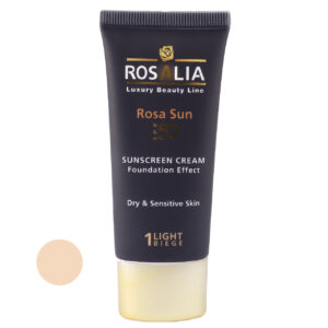 خریدکرم ضد آفتاب رنگی رزالیا SPF50 مدل Dry and Sensitive Skin مناسب پوست های خشک و حساس حجم 40 میلی لیتر