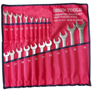 خریدآچار یکسر تخت و یکسر رینگی دیزاین تولز مدل DROP FORGED STEEL 21 PCS مجموعه 21 عددی