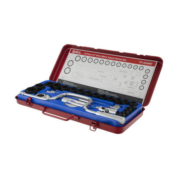 خریدمجموعه 24 عددی آچار و سری بکس جنیوس تولز مدل TF-424M5
