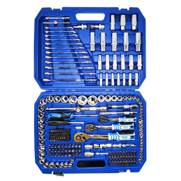 خرید آچار بکس صنعتی باس کد 218P مجموعه 218 عددی