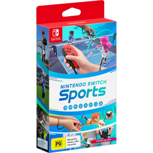 خریدبازی Nintendo Switch Sports مخصوص نینتندو سوئیچ به همراه Leg Grip