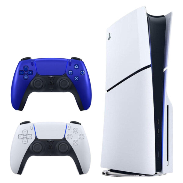 خریدکنسول بازی سونی مدل PlayStation 5 Slim ظرفیت یک ترابایت ریجن 2016A اروپا به همراه دسته اضافی