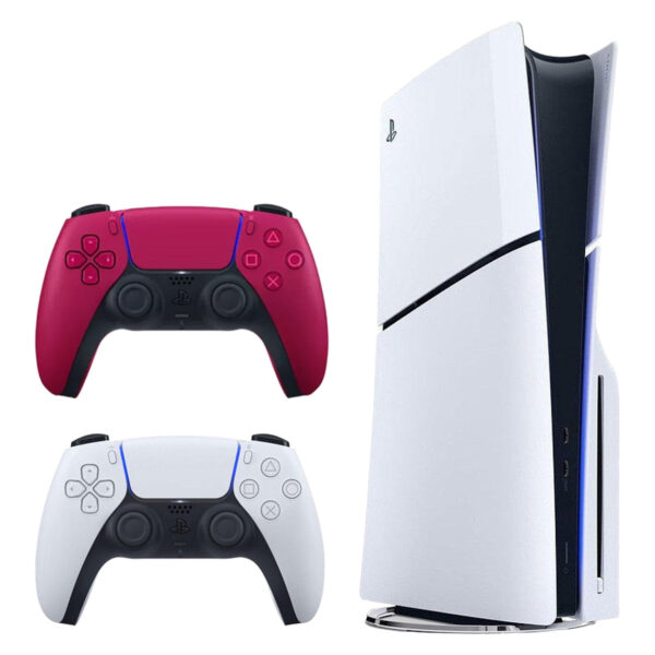 خریدکنسول بازی سونی مدل PlayStation 5 Slim ظرفیت یک ترابایت ریجن 2016A اروپا به همراه دسته اضافی
